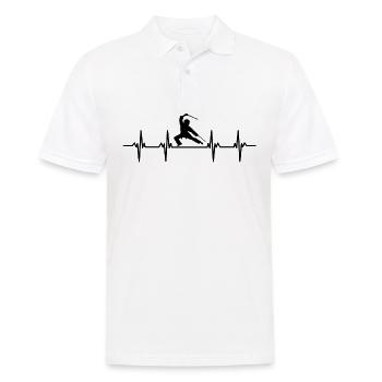 Kampfsportler Kampfsport Judo Aikido Karate Boxen - Männer Poloshirt - Weiß - Vorne - Kai (181cm)