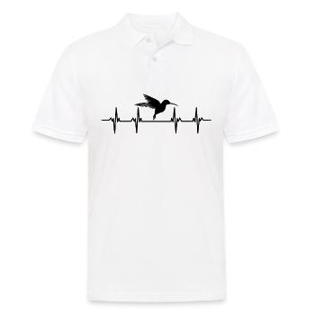 Hummingbirds fast wings flapping hummingbird - Men's Polo Shirt - white - Front - Kai (181cm)