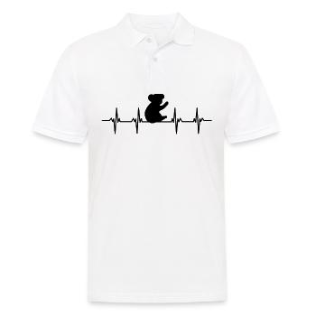 Koalas Koalabär Australien Beuteltier, Beuteltiere - Männer Poloshirt - Weiß - Vorne - Kai (181cm)