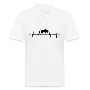 Vaches Bovins Bovins Ferme Agriculteur Viande Vache - Polo Homme - blanc - Devant - Kai (181cm)