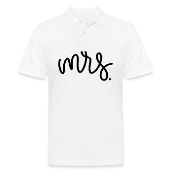 Heiraten Heirat Hochzeit Freund Freundin Ehe Liebe - Männer Poloshirt - Weiß - Vorne - Kai (181cm)