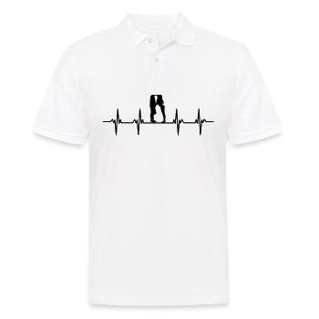 Heiraten Heirat Hochzeit Freund Freundin Ehe Liebe - Männer Poloshirt - Weiß - Vorne - Kai (181cm)