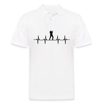 Posaunist Posaune Trompetenspieler Trompete - Männer Poloshirt - Weiß - Vorne - Kai (181cm)