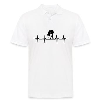 Reisen Reisender Reisender Ferien Urlauber Urlaub - Männer Poloshirt - Weiß - Vorne - Kai (181cm)