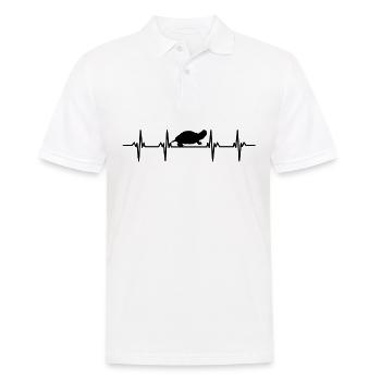 Tortues Carapace de tortue Lézard Reptiles Reptiles - Polo Homme - blanc - Devant - Kai (181cm)
