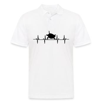 Tortues Carapace de tortue Lézard Reptiles Reptiles - Polo Homme - blanc - Devant - Kai (181cm)