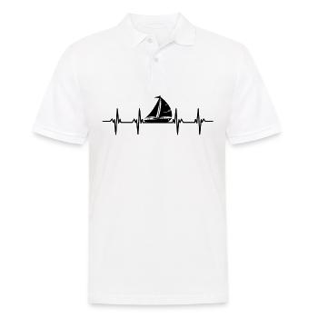 voilier voilier voilier voilier voilier bateau - Polo Homme - blanc - Devant - Kai (181cm)