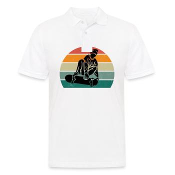 skatboarden skatboarder skatboarderin skatboard - Männer Poloshirt - Weiß - Vorne - Kai (181cm)