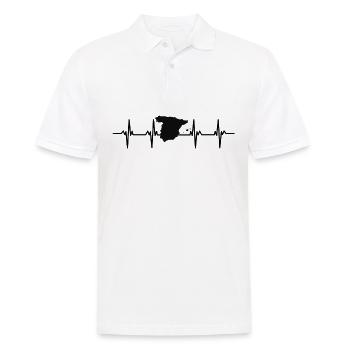 Espagne Espagnol Ibiza Majorque Minorque Madrid - Polo Homme - blanc - Devant - Kai (181cm)