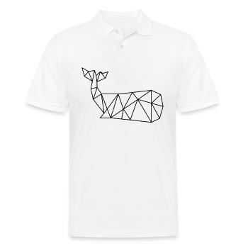 Baleines Baleine Mammifères Mammifères marins Baleine - Polo Homme - blanc - Devant - Kai (181cm)