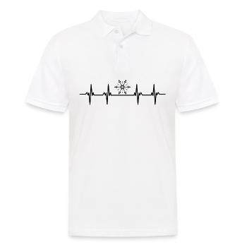 Nuit sainte du Père Noël silencieux Noël - Polo Homme - blanc - Devant - Kai (181cm)