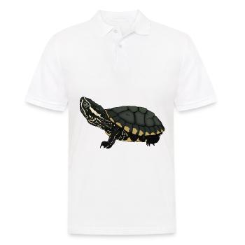 Schildkröten Baby Geschenkidee für Schildkröten - Männer Poloshirt - Weiß - Vorne - Kai (181cm)