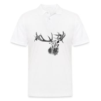 cerf - Polo Homme - blanc - Devant - Kai (181cm)