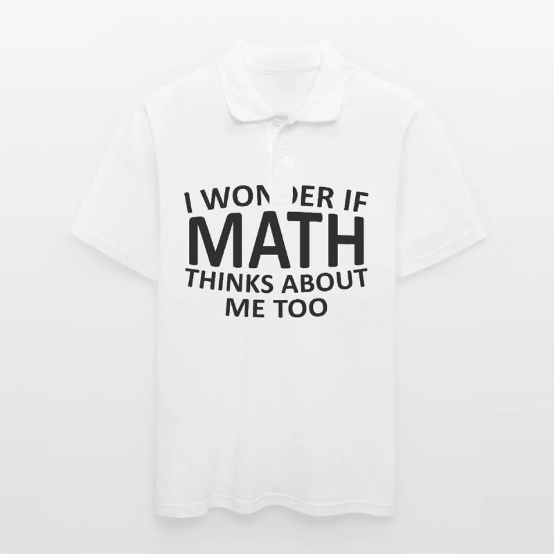 Math math math teacher mathematician gift Men's Polo Shirt