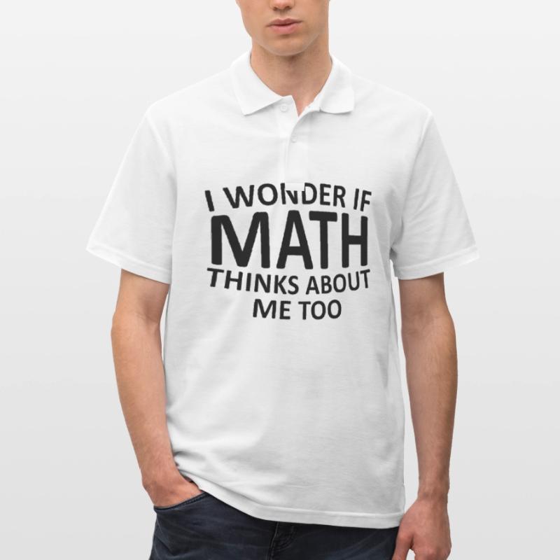 Math math math teacher mathematician gift Men's Polo Shirt