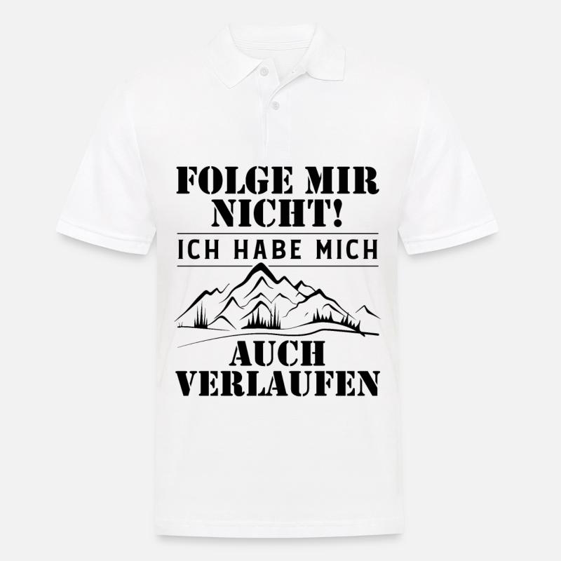 Folge Mir nicht - - Männer Poloshirt - Weiß