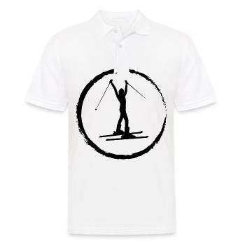 Cricle et ski - - Polo Homme - blanc - Devant - Kai (181cm)