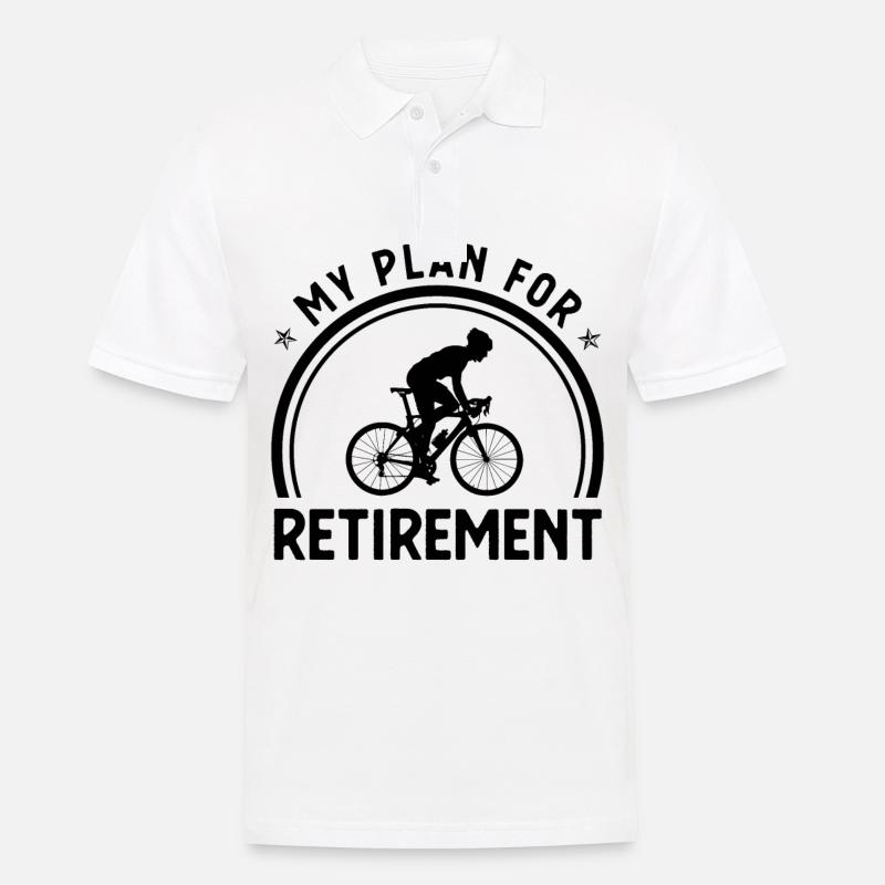 Mon plan de retraite 1 - - Polo Homme - blanc