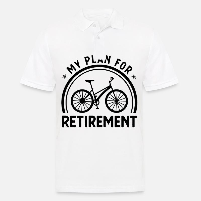 Mon plan de retraite - - Polo Homme - blanc