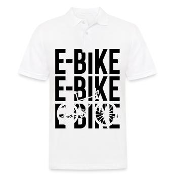 Vélo électrique - - Polo Homme - blanc - Devant - Kai (181cm)