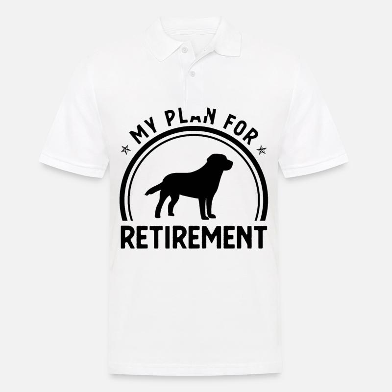 Mon plan de retraite - - Polo Homme - blanc