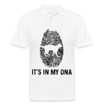 It's in my DNA - - Men's Polo Shirt - white - Front - Kai (181cm)