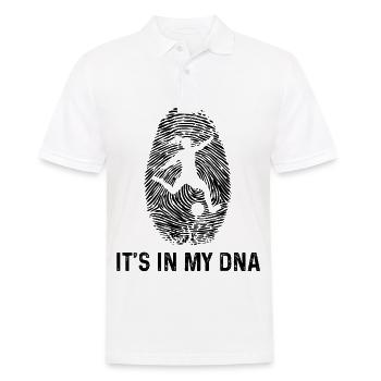 Es ist in meiner DNA 2 - - Männer Poloshirt - Weiß - Vorne - Kai (181cm)