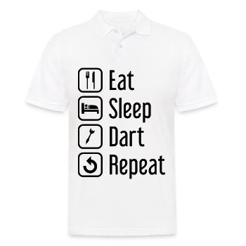 Manger Sleep Dart Répéter - - Polo Homme - blanc - Devant - Kai (181cm)