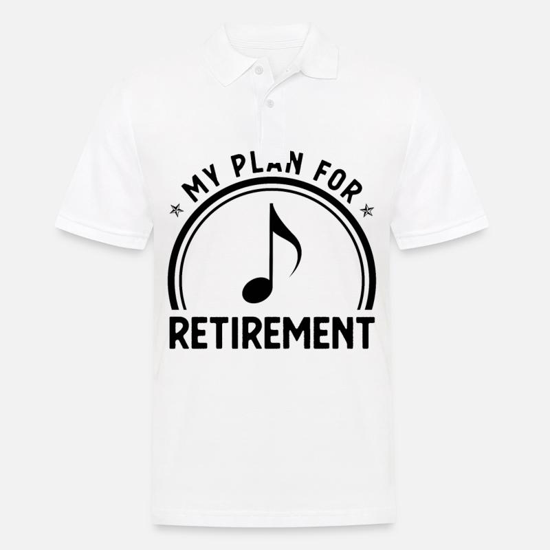 Mon plan de retraite - - Polo Homme - blanc