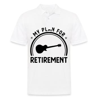 Mon plan de retraite - - Polo Homme - blanc - Devant - Kai (181cm)
