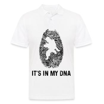 It's in my DNA - - Men's Polo Shirt - white - Front - Kai (181cm)