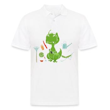 Gardening Because Murder Is Wrong - Men's Polo Shirt - white - Front - Kai (181cm)