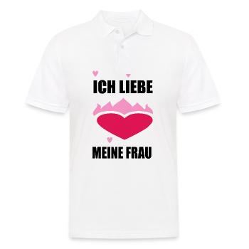 J'aime ma femme - Polo Homme - blanc - Devant - Kai (181cm)