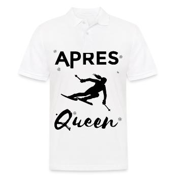 Après Queen - - Männer Poloshirt - Weiß - Vorne - Kai (181cm)