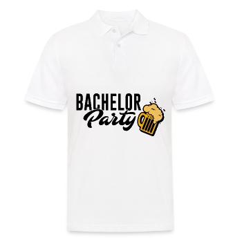 Junggesellenabschied Bachelor Party Team - Männer Poloshirt - Weiß - Vorne - Kai (181cm)