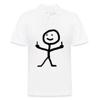 Baisez tous les doigts - Polo Homme - blanc - Devant - Kai (181cm)