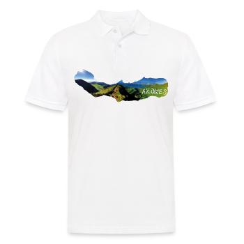 Azores Boca do Inferno Azores Portugal views - Men's Polo Shirt - white - Front - Kai (181cm)