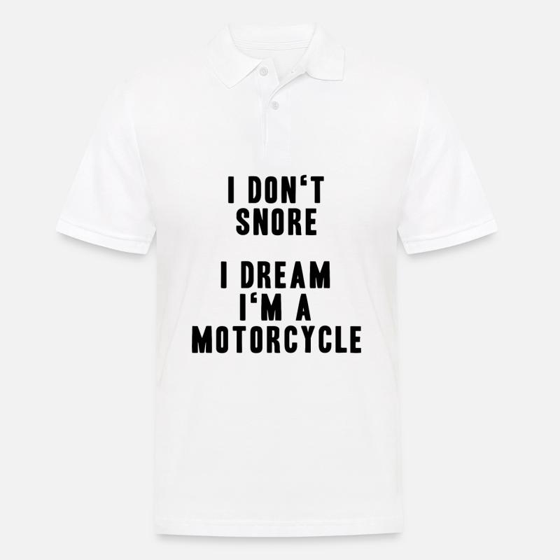 echter Mountainbiker - Männer Poloshirt - Weiß