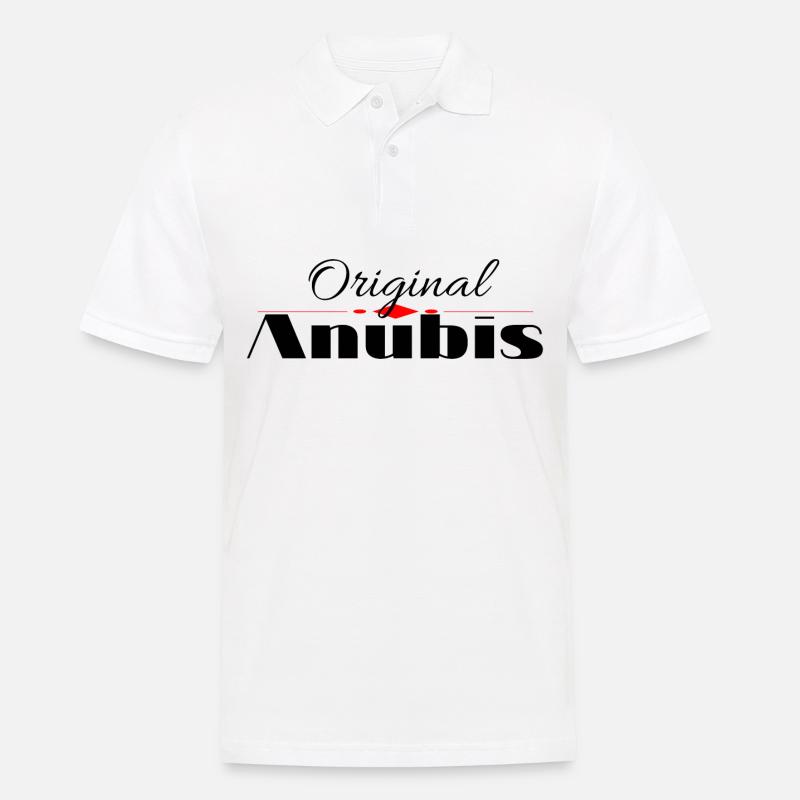 Anubis Original - Männer Poloshirt - Weiß