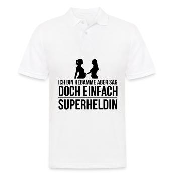 Sage-femme idée de cadeau pour la profession de sage-femme - Polo Homme - blanc - Devant - Kai (181cm)