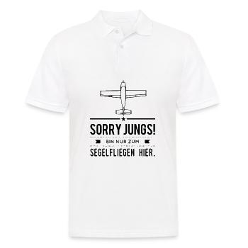 Segelfliegen Segelflug Spruch Frauen Geschenkidee - Männer Poloshirt - Weiß - Vorne - Kai (181cm)