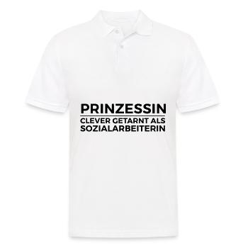 Sozialarbeiter Sozialarbeiterin Shirt Geschenkidee - Männer Poloshirt - Weiß - Vorne - Kai (181cm)