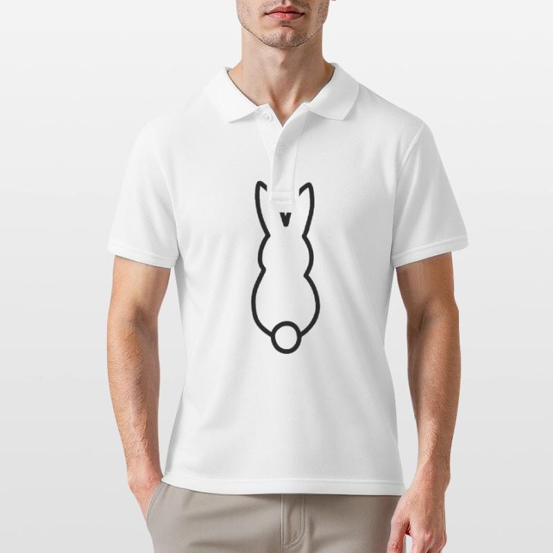 Graphic Bunny Gift Easter Easter Bunny Bunny Easter Men's Polo Shirt