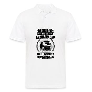 Camionneurs | Camion trucker T-shirts cadeaux - Polo Homme - blanc - Devant - Kai (181cm)