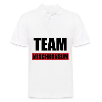 Team Mischkonsum Druffi Rave Techno Keta Geschenke - Männer Poloshirt - Weiß - Vorne - Kai (181cm)