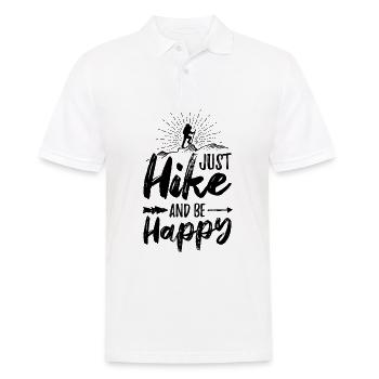 Wandern | Bergsteigen Gipfel Wanderer Geschenkidee - Männer Poloshirt - Weiß - Vorne - Kai (181cm)