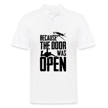 Skydiving | Skydive Skydiver Flugzeug Geschenkidee - Männer Poloshirt - Weiß - Vorne - Kai (181cm)