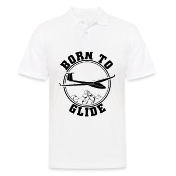 Glider shirt glider pilot soaring gift - Men's Polo Shirt - white - Front - Kai (181cm)