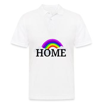 Rainbow Gift Rainbow Shirt Home Home - Men's Polo Shirt - white - Front - Kai (181cm)