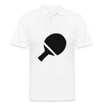 Raquette de tennis de table cadeau de sport de tennis de table - Polo Homme - blanc - Devant - Kai (181cm)